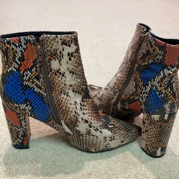 bamboo snakeskin booties - Picture 2 of 3